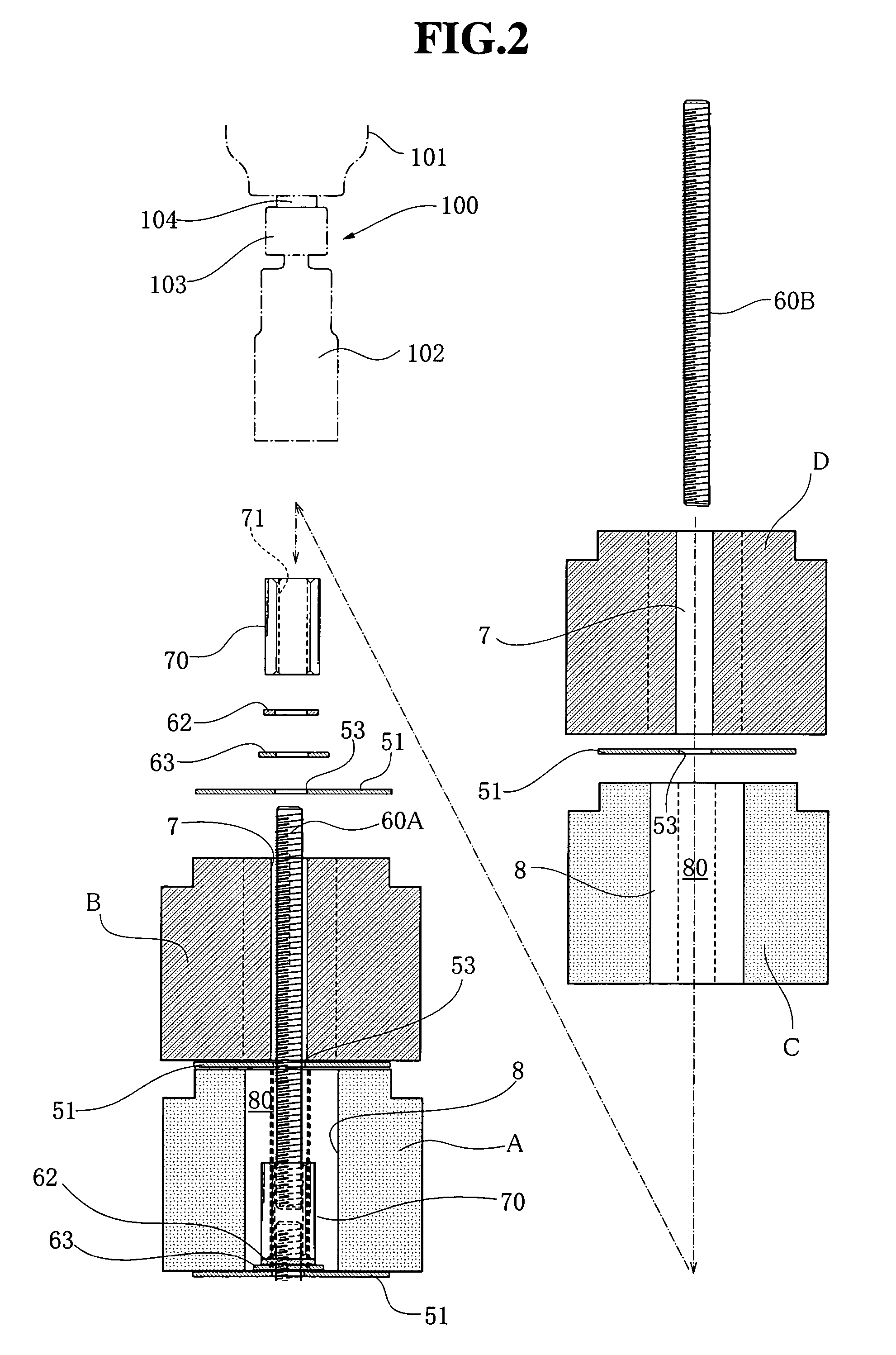 Wall construction of architectural structure