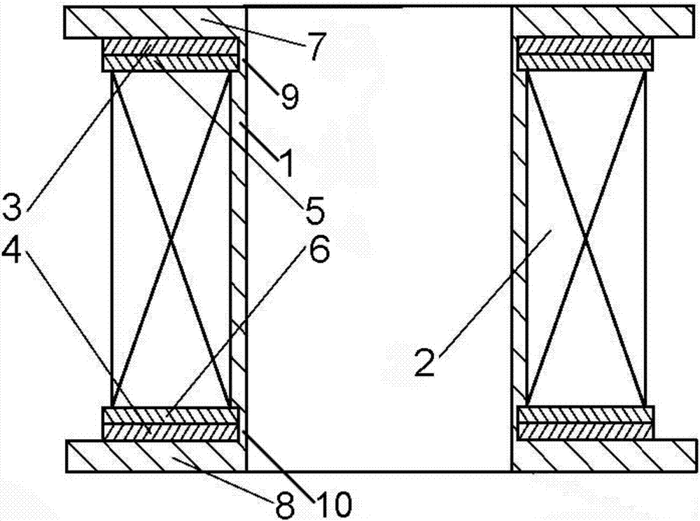 High-temperature superconducting magnet with magnetic ring