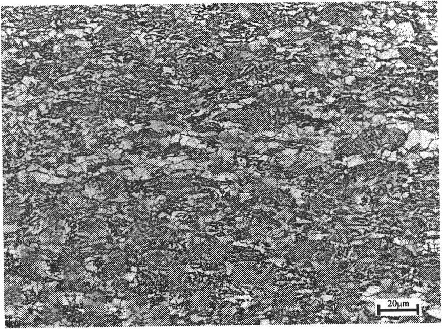 Production method of heavy plate of X80 level large-deformation resistance pipe line steel