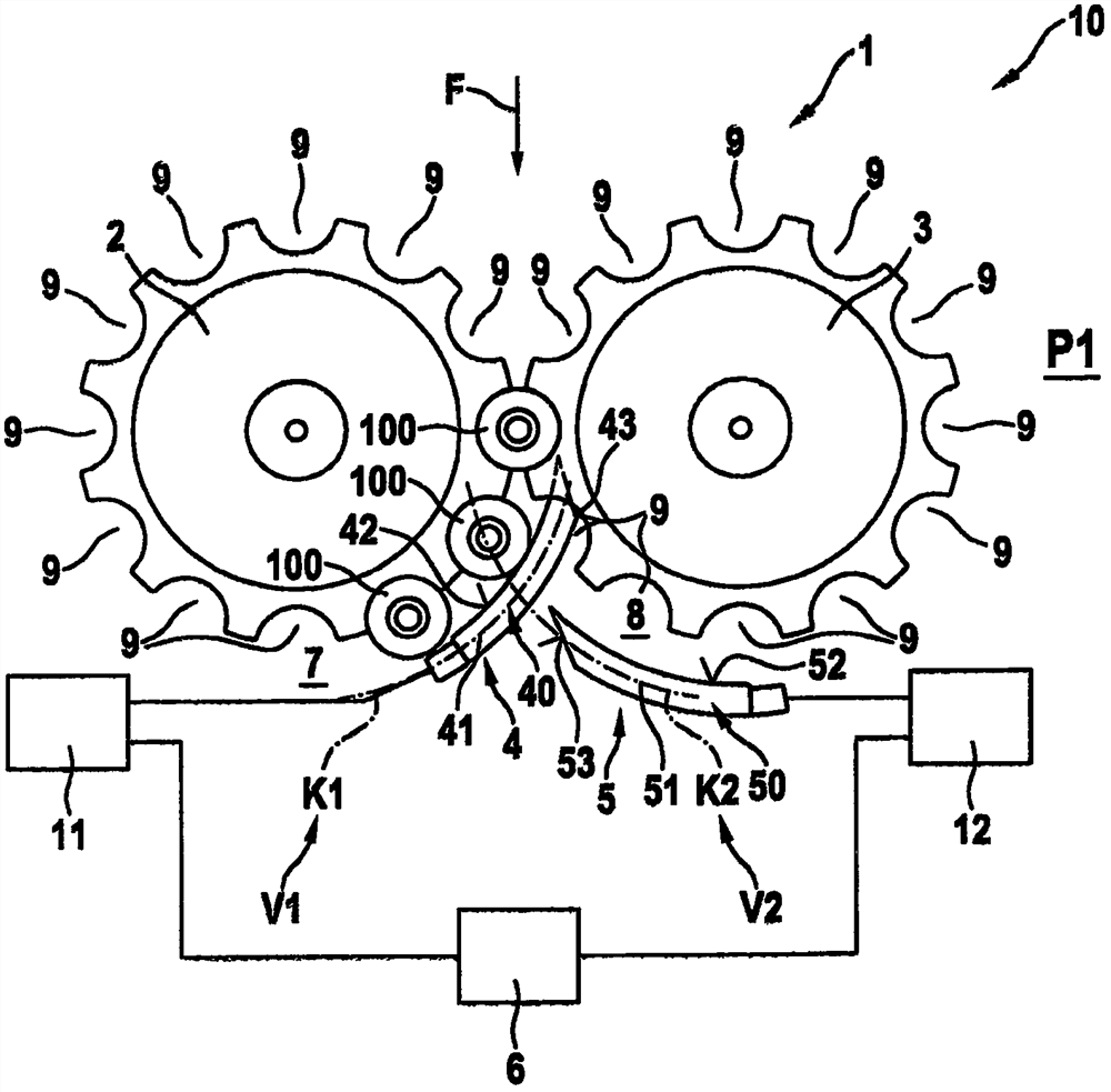 diverting device for diverting containers