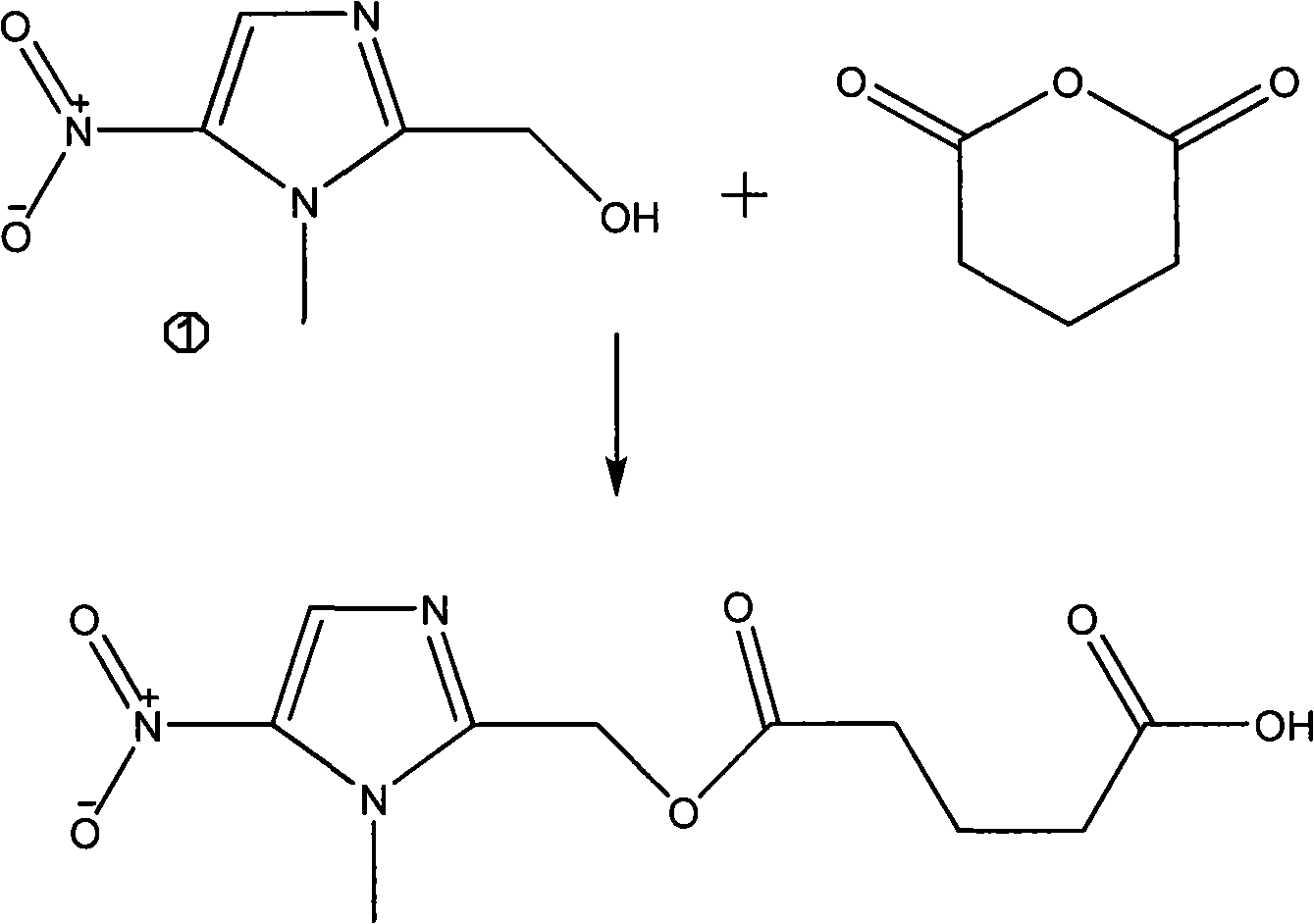 Method and special ELISA reagent kit for detecting nitryl imidazole medicament