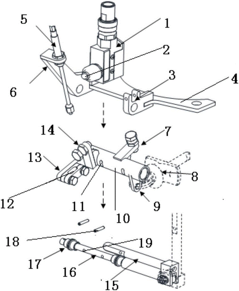 Bi-directional mechanical relieving labor-saving mechanism for parking brake of railway vehicles