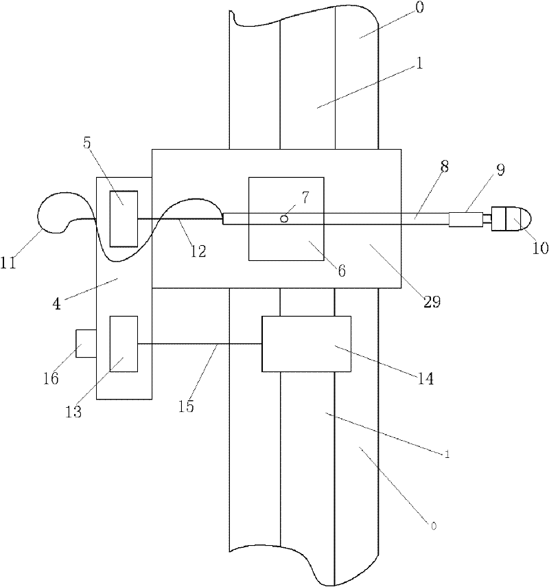 Guide rail slipping type anti-pirate oil atomizing mechanism