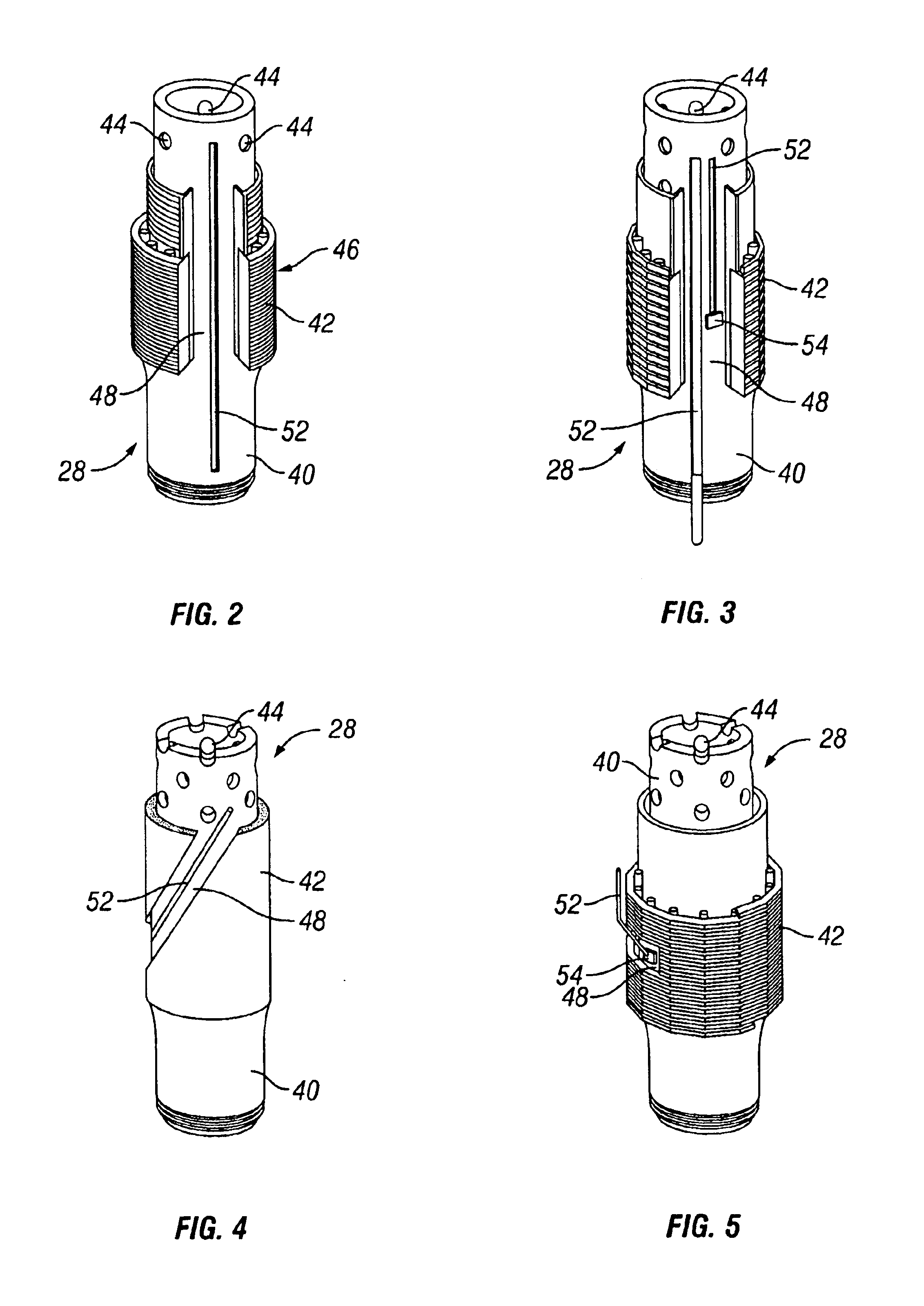 Screen and method having a partial screen wrap