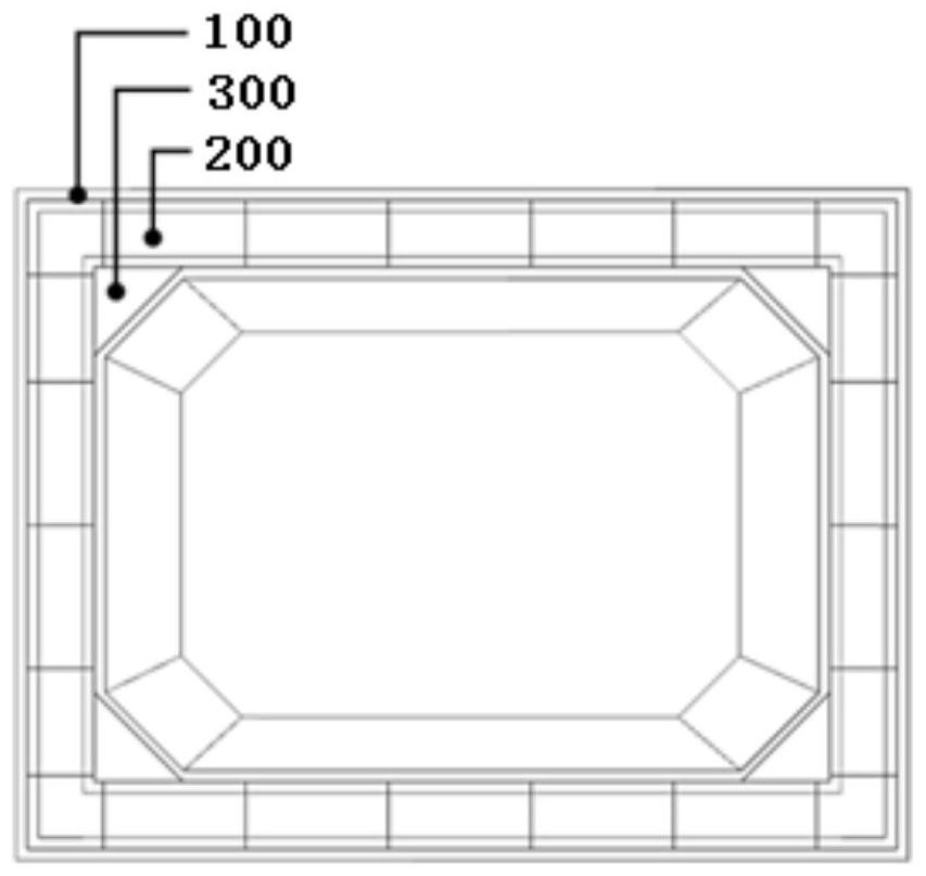 Box structure based on FRP grid and preparation method thereof