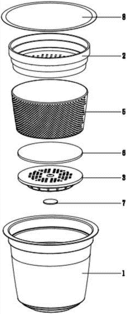 Beverage ingredient storage container and assembly with dynamic piercing outlet