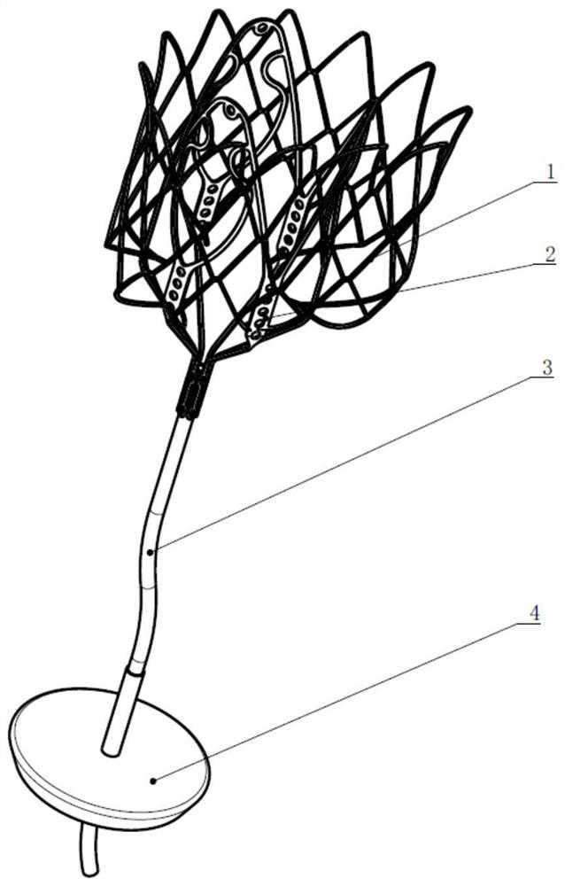 Heart valve replacement prosthesis and heart tip fastening pad thereof