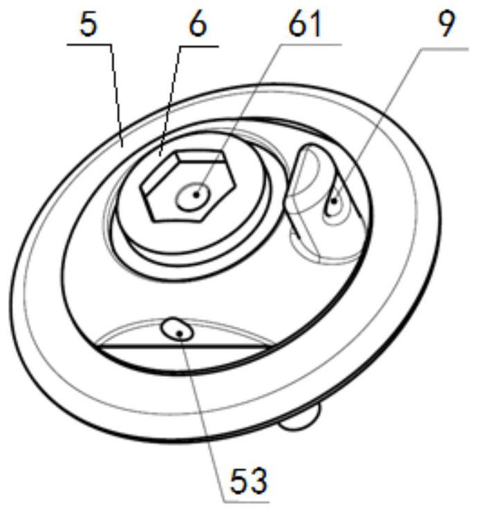 Heart valve replacement prosthesis and heart tip fastening pad thereof