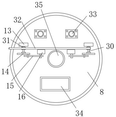 Camellia seed stir-frying processing device for preparing camellia oil