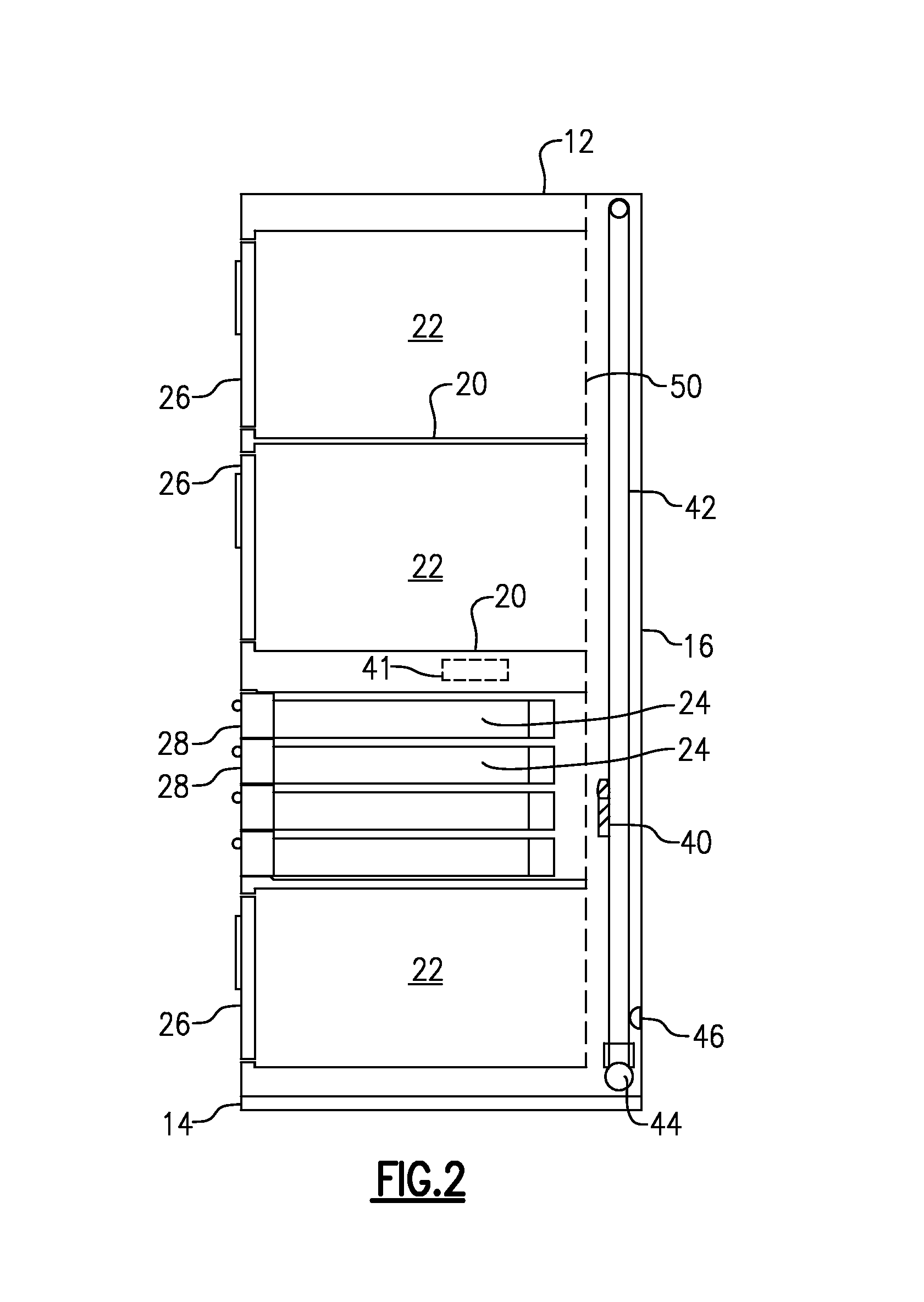 Medical storage cabinet with RFID inventory