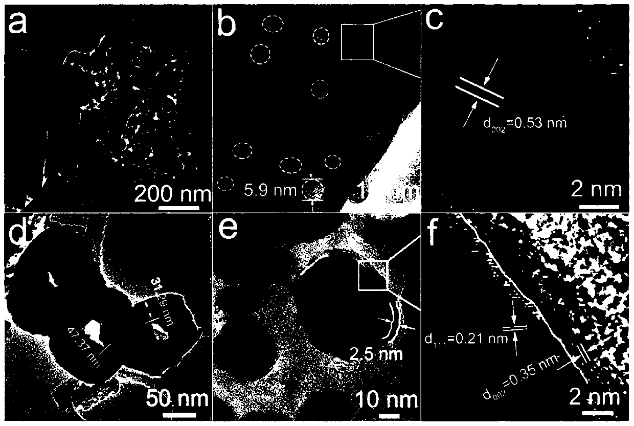 Tantalum nitride carbon nano-film integrated electrode with cobalt nano-particles growing in confinement manner, and preparation method and application thereof