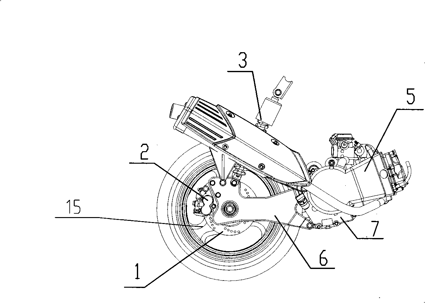 Miniature pedal motorcycle