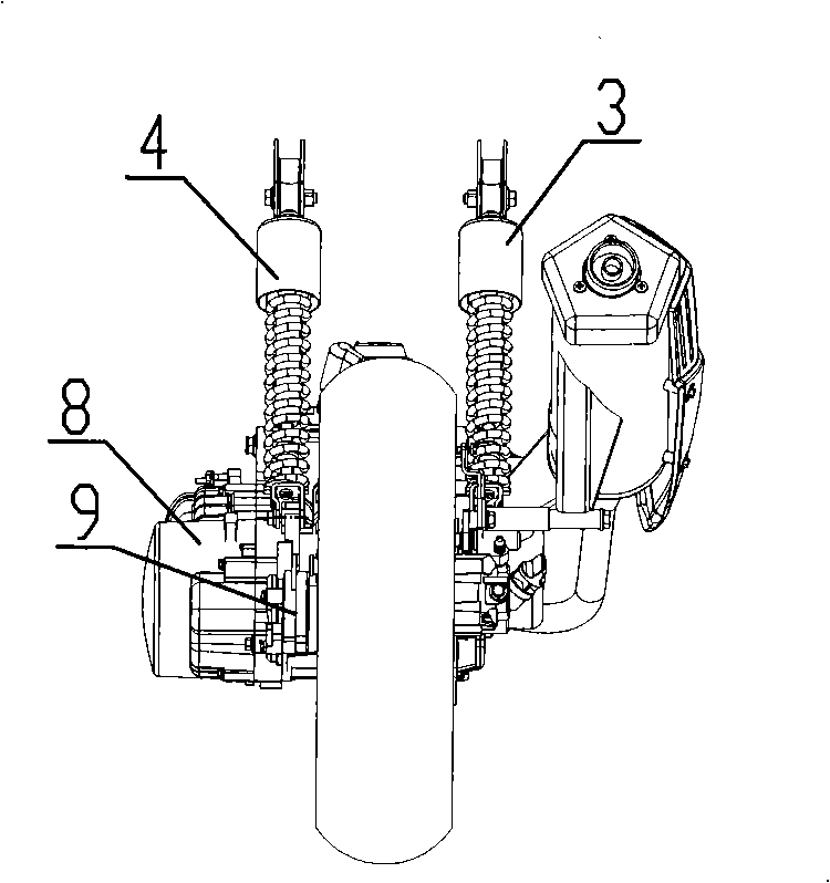 Miniature pedal motorcycle