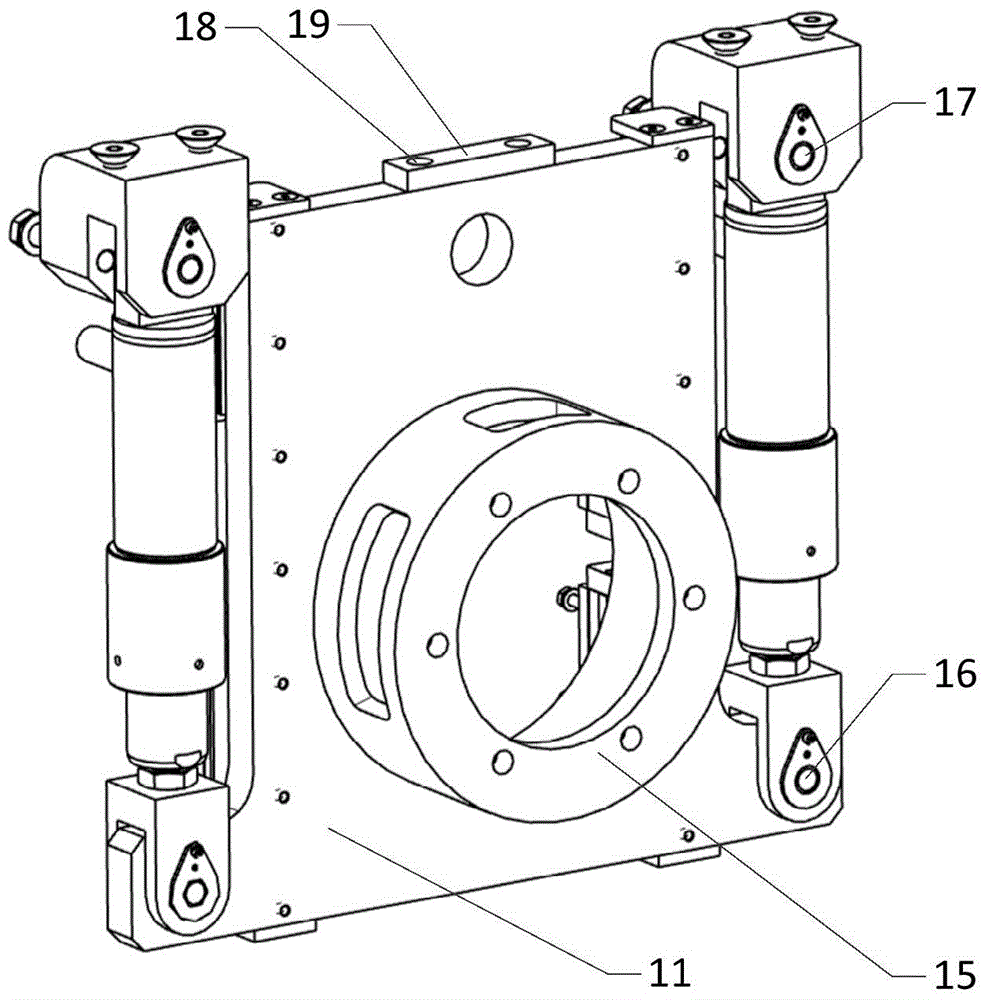 An independent balanced suspension device for an omnidirectional intelligent mobile platform