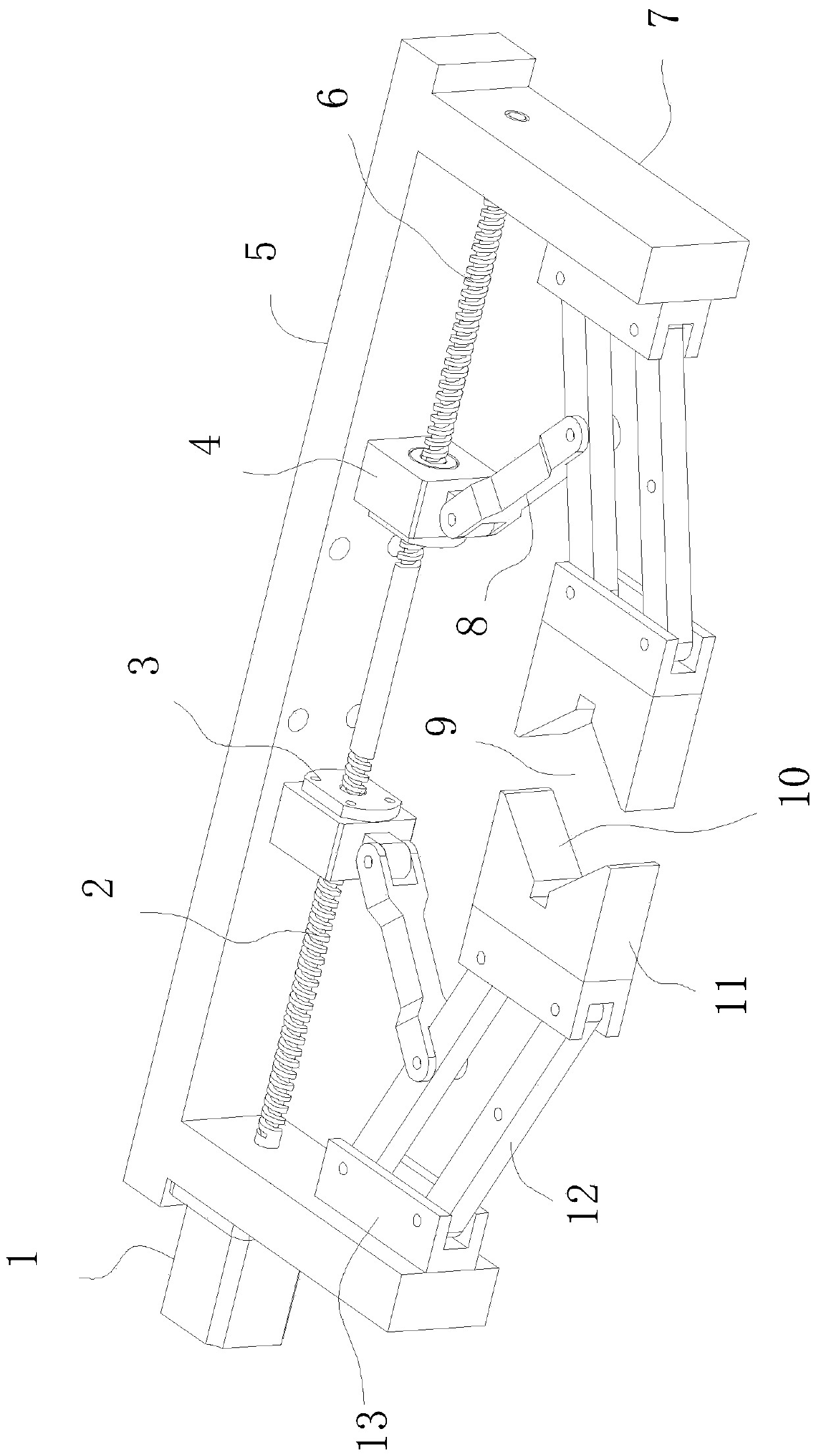 Special mechanical gripper for automobile part positioning