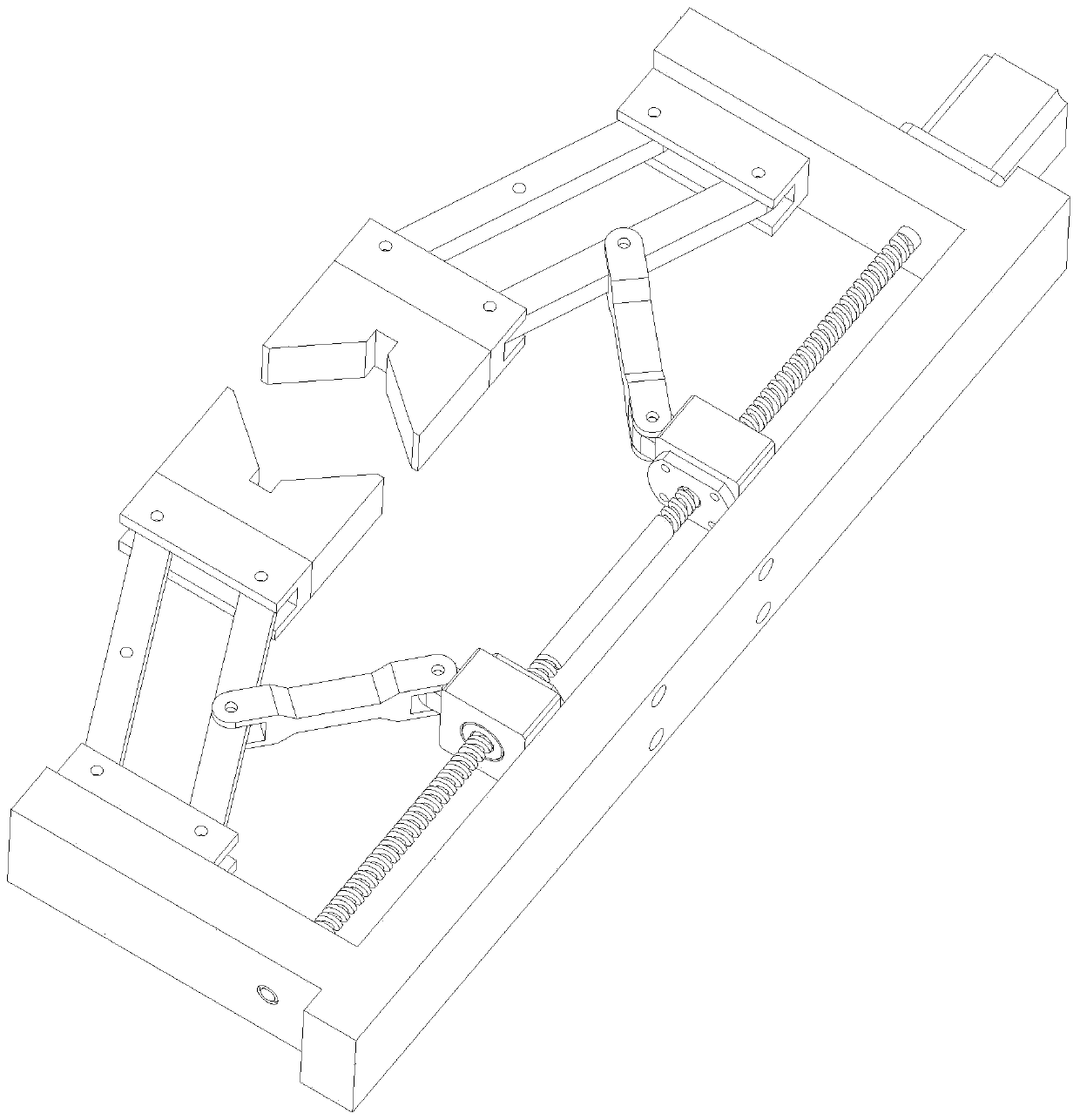 Special mechanical gripper for automobile part positioning