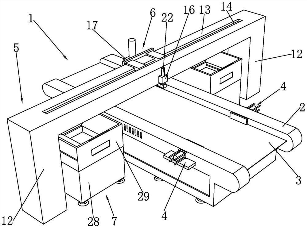 A fully automatic sorting device for hardware accessories