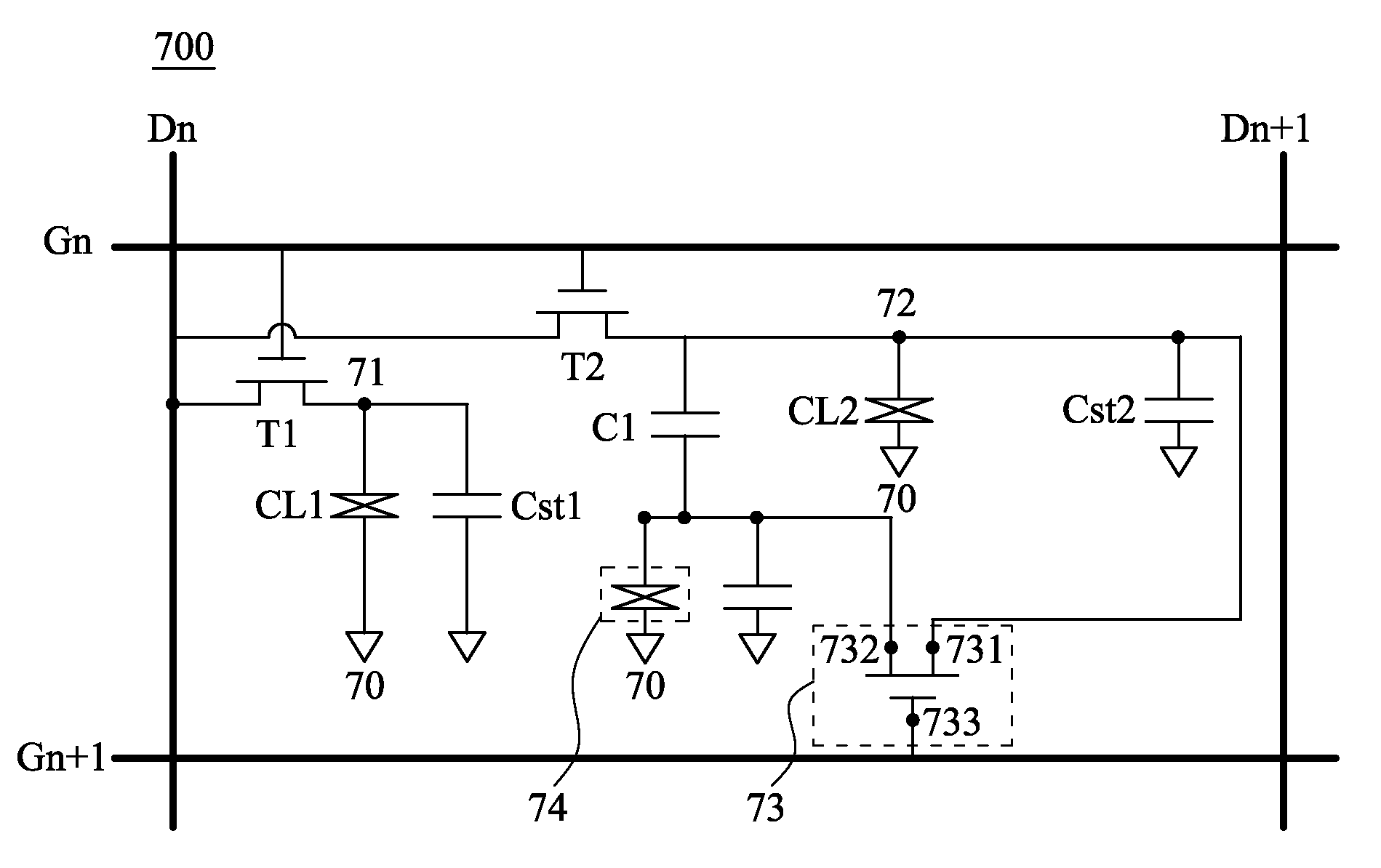 Pixel driving method and liquid crystal display implementing the same