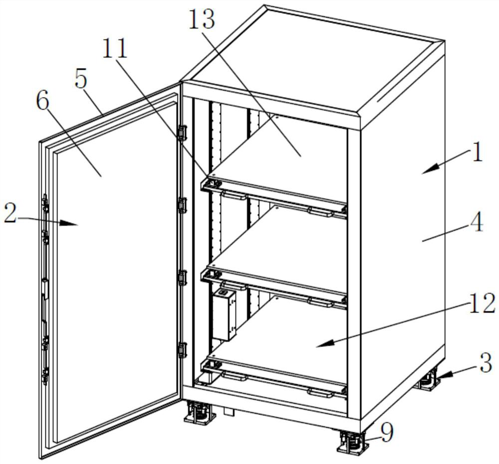 Noise reduction and vibration isolation cabinet