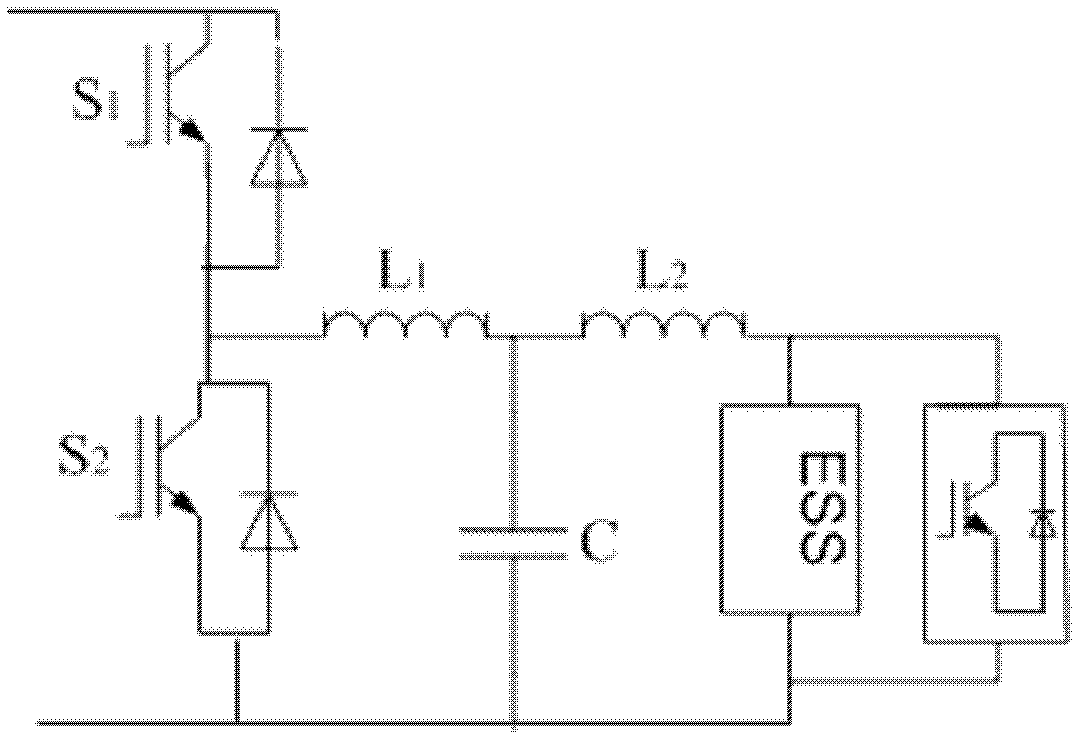 Double-feed wind power generator low-voltage through control system based on energy storage device