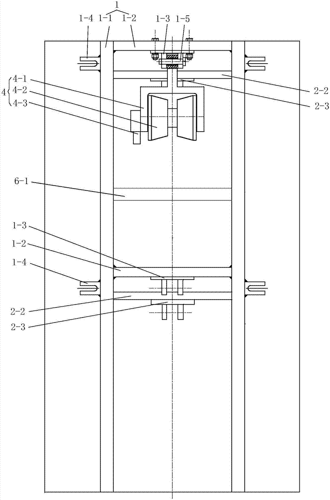 Electric pole self-climbing maintenance platform