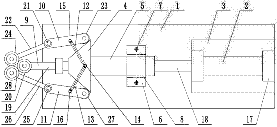 Centering and clamping device for bobbin