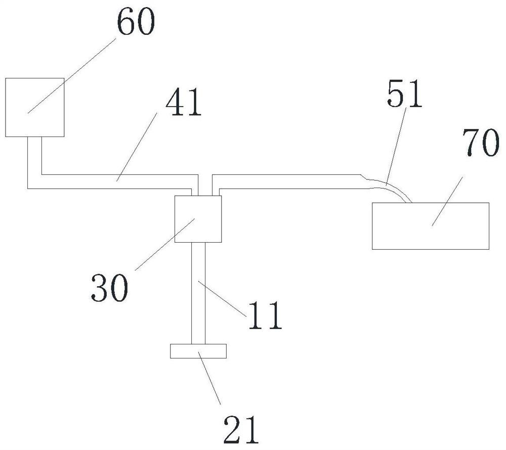 Landscaping irrigation device and using method thereof