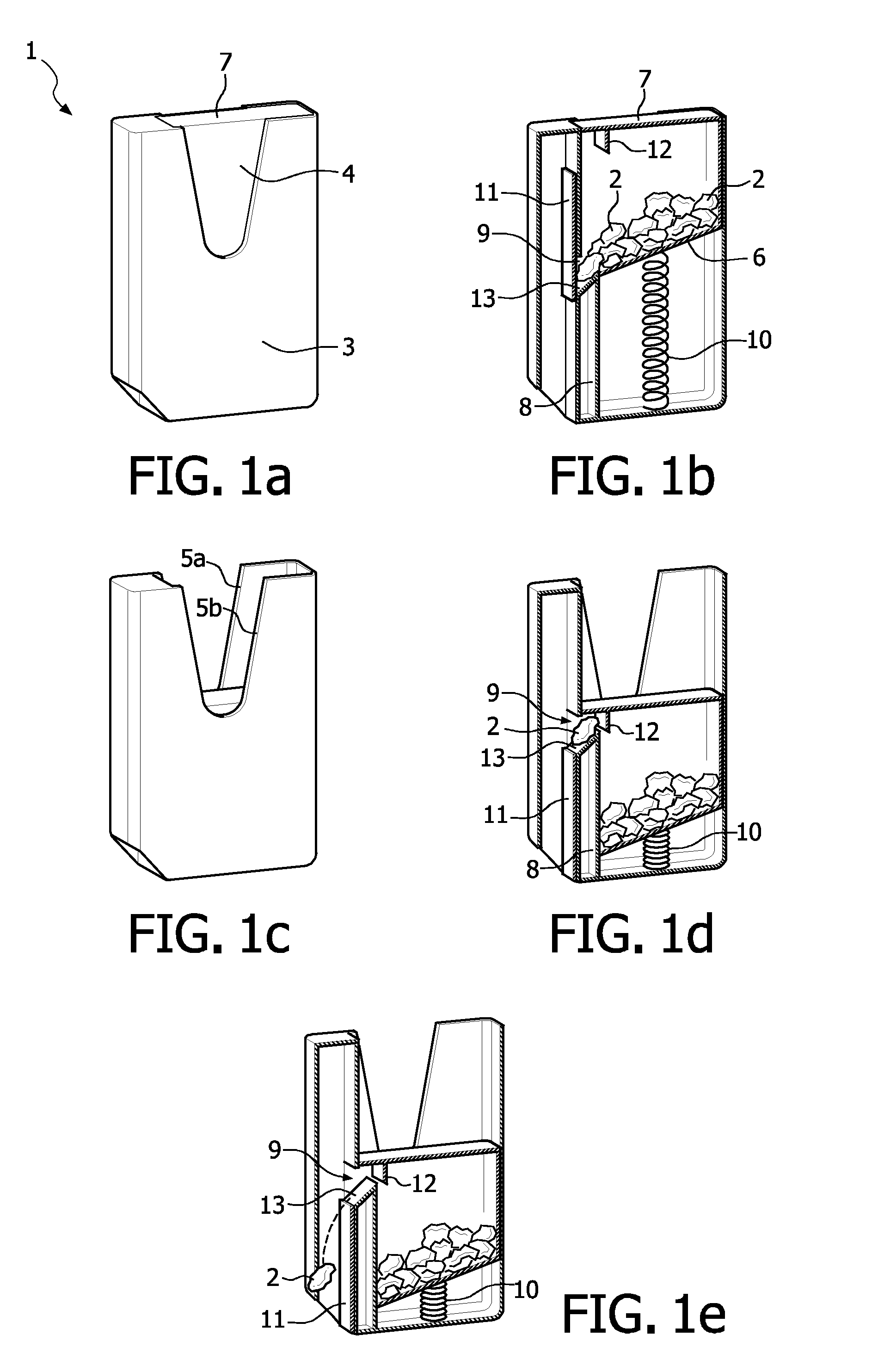 Device for dispensing granular products