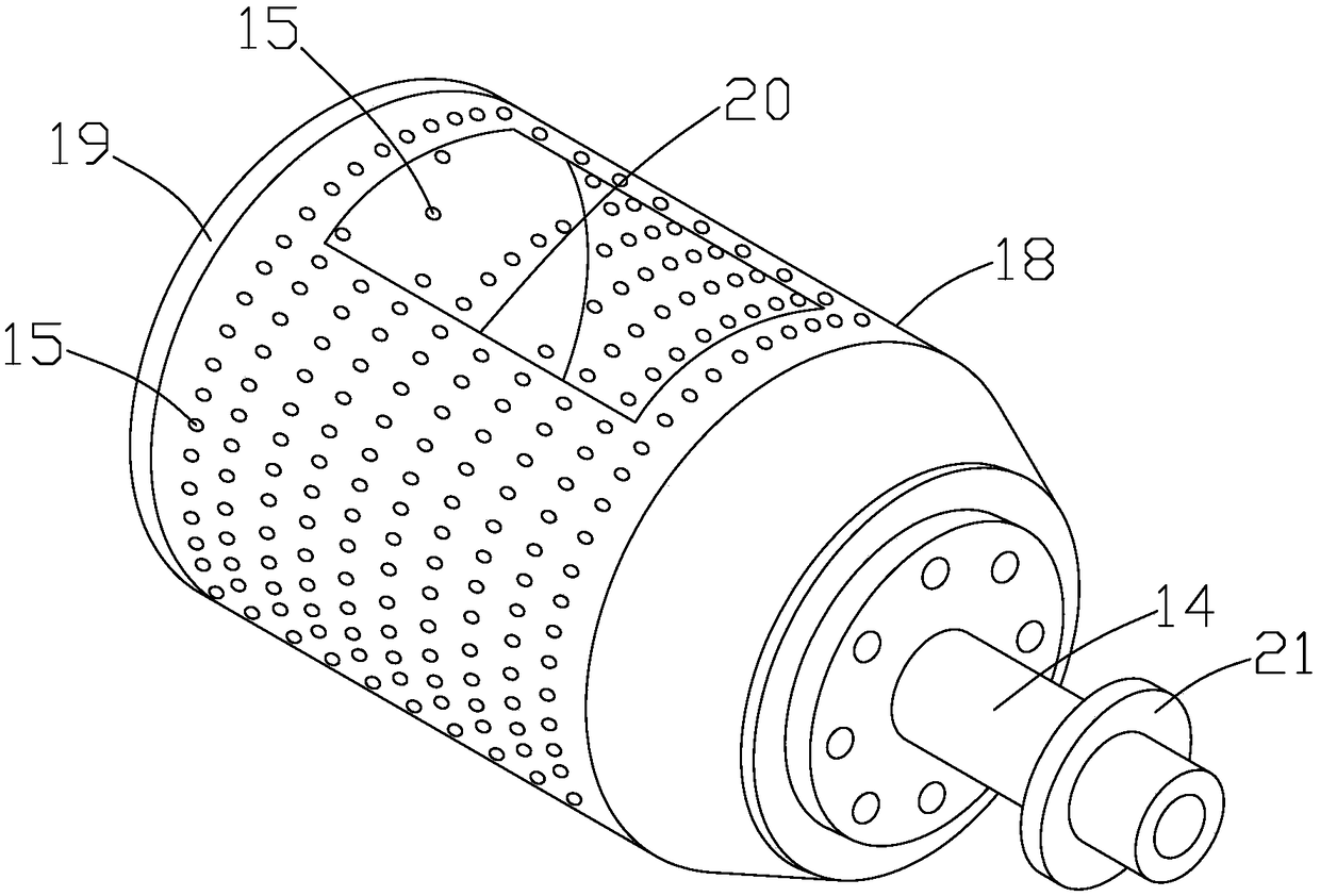 Household domestic garbage treatment device and method