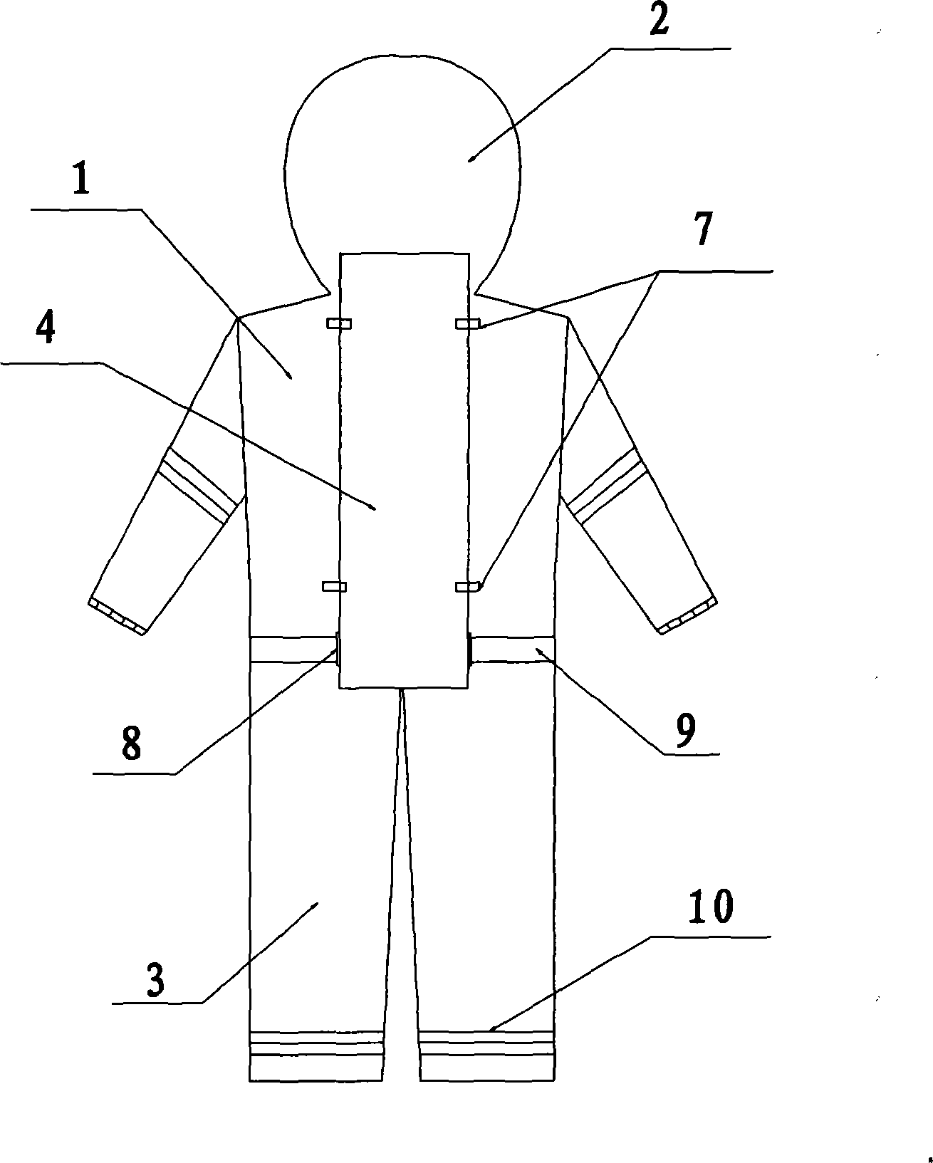 Multifunctional protective suit