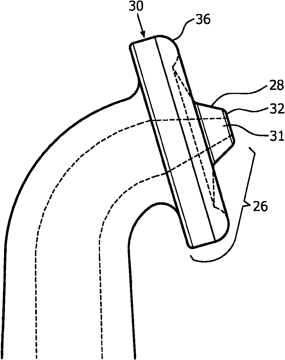 Guidance assembly tip for a liquid droplet spray teeth cleaing appliance