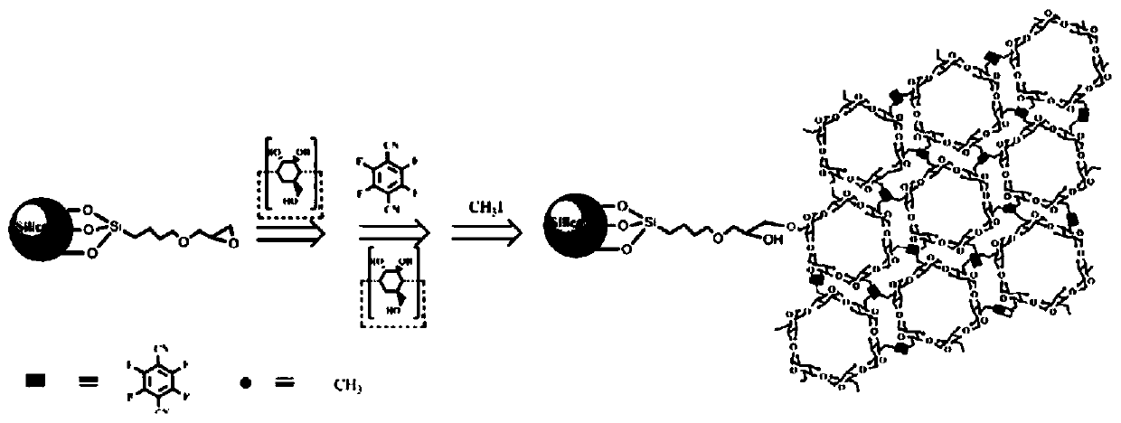 Supermolecular chiral porous polymer separation medium and preparation method and application thereof