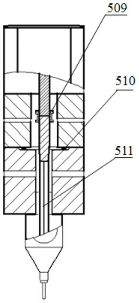 3D printing device and printing method for integrated manufacturing of functionally graded materials and structures