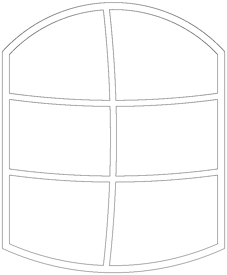 A cross-channel support system at the horse head gate position and its construction method