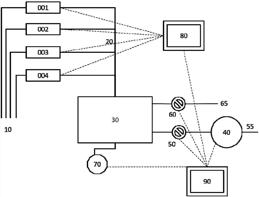 High-precision pressure measuring system with variable reference pressure