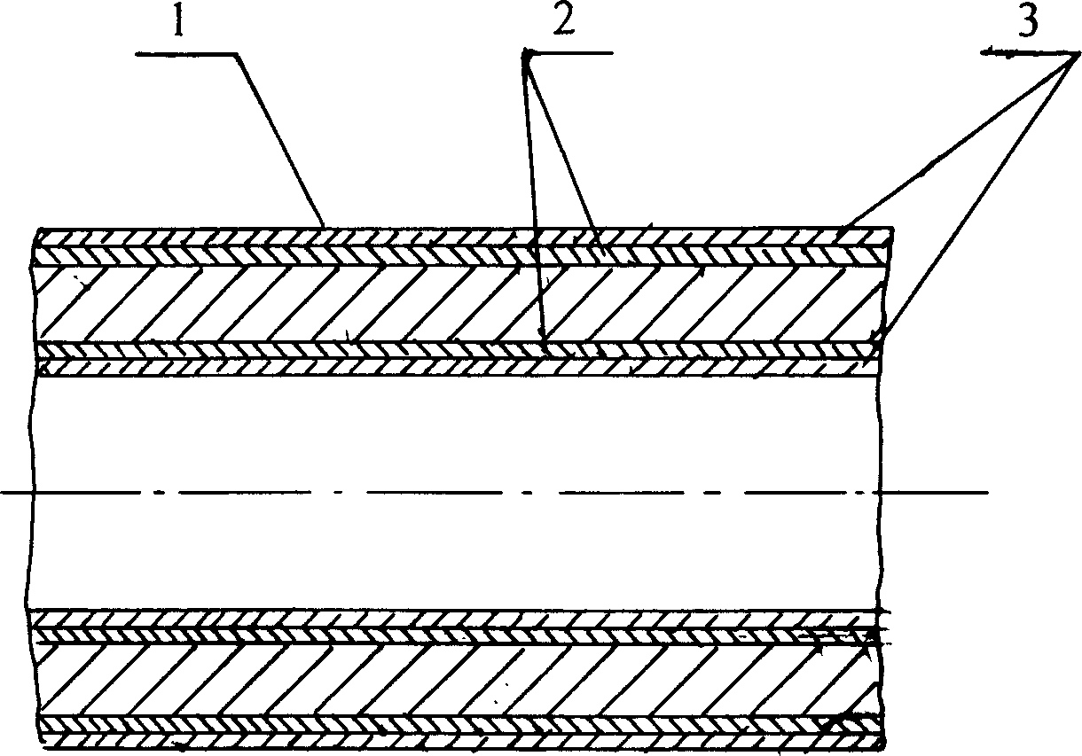 Anti-pitting abrasion-resistant oil pipe and manufacture thereof