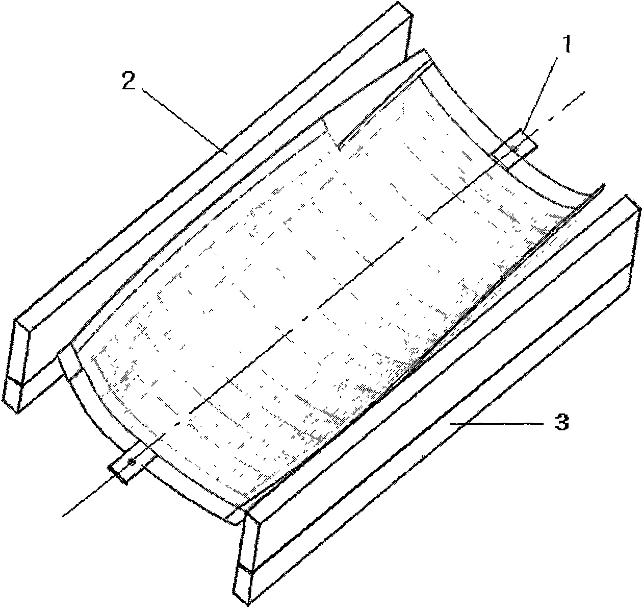 Wall plate processing technology for hyperboloid thin wall