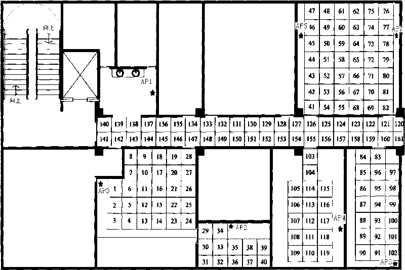 Positioning method and system in WiFi environment