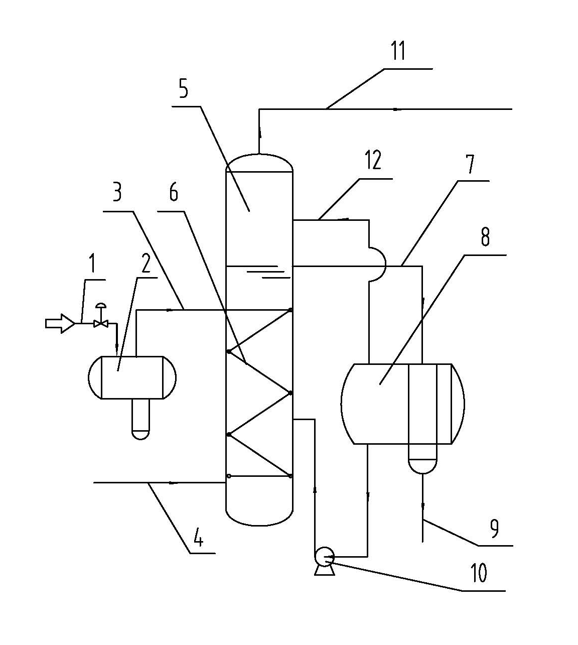 Method for removing hydrogen sulfide from natural gas