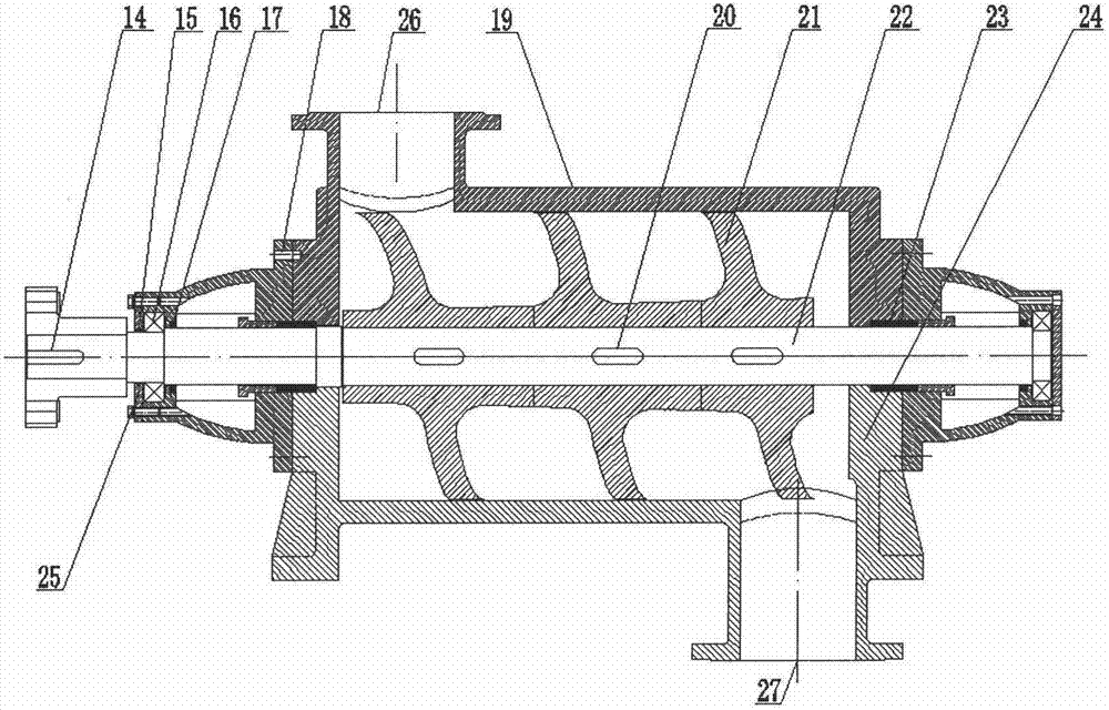 Slurry filling pump with flow rate control function