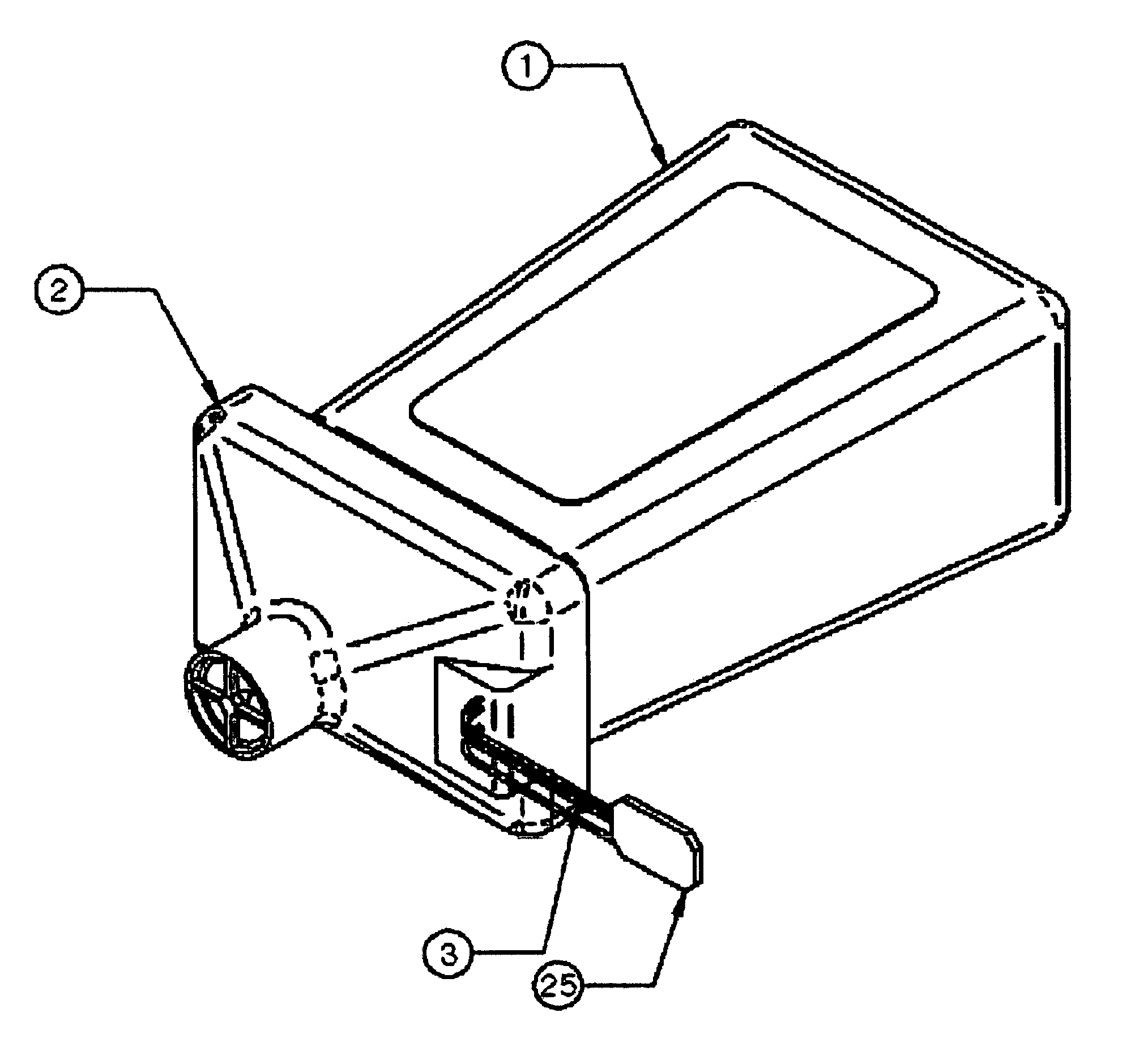 Disposable liquid level sensor having a virtual ring