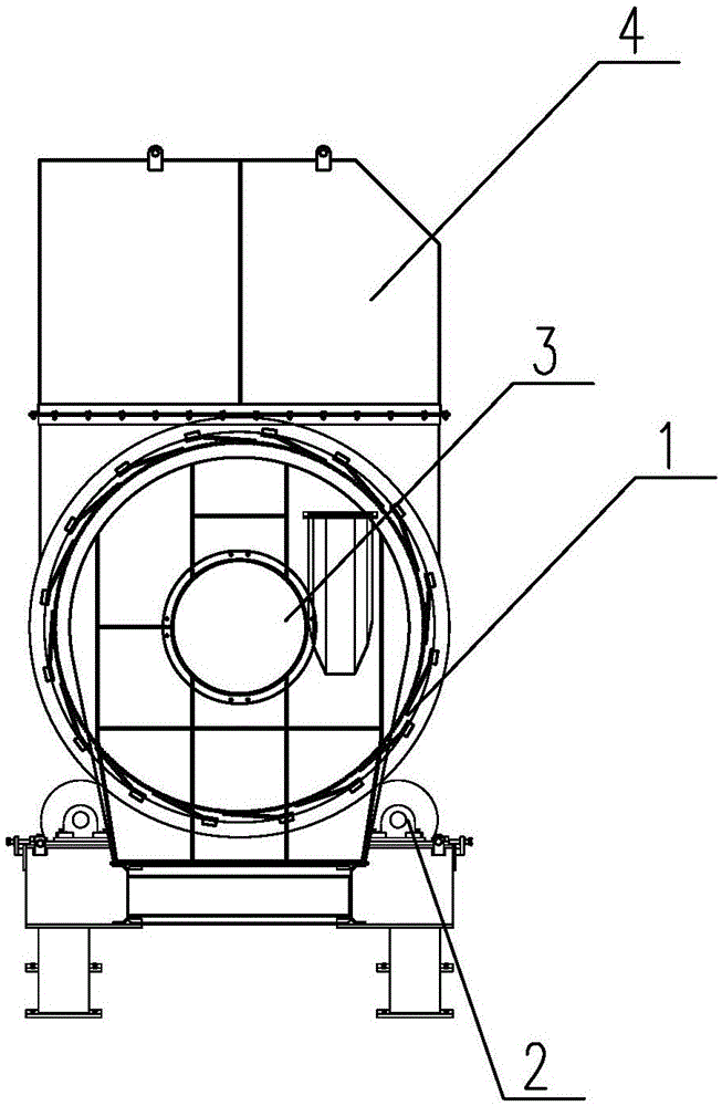 Asphalt regeneration roller and method for preventing materials from being stuck on roller inner wall