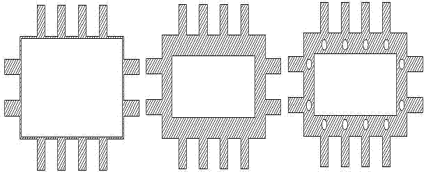 Battery or capacitor packaging housing