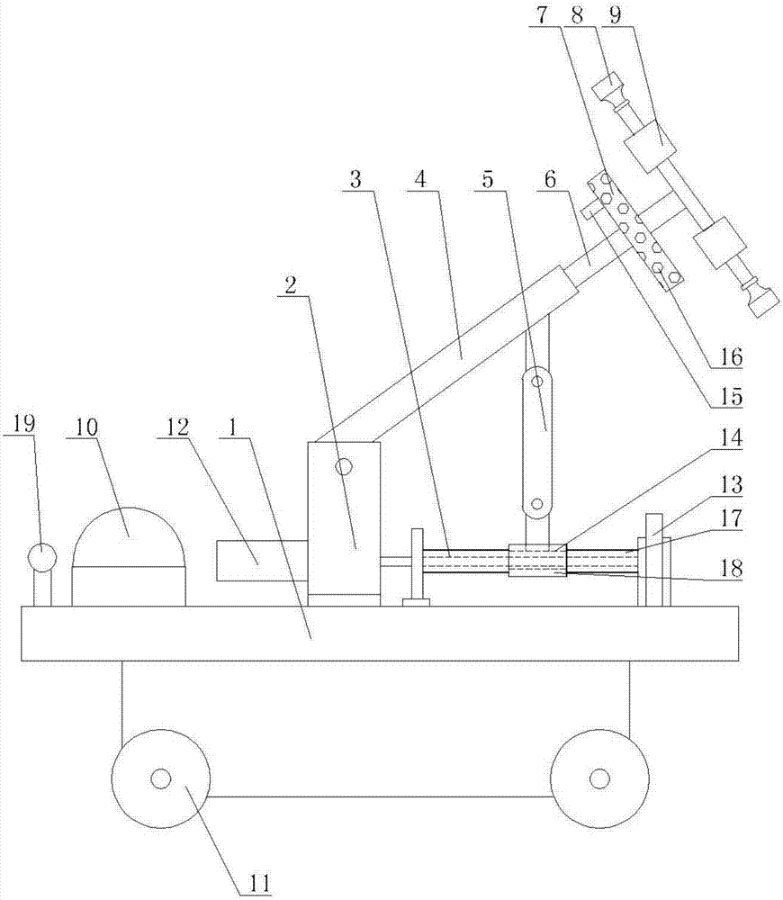 Smoke prevention and exhaust pipeline cleaning robot