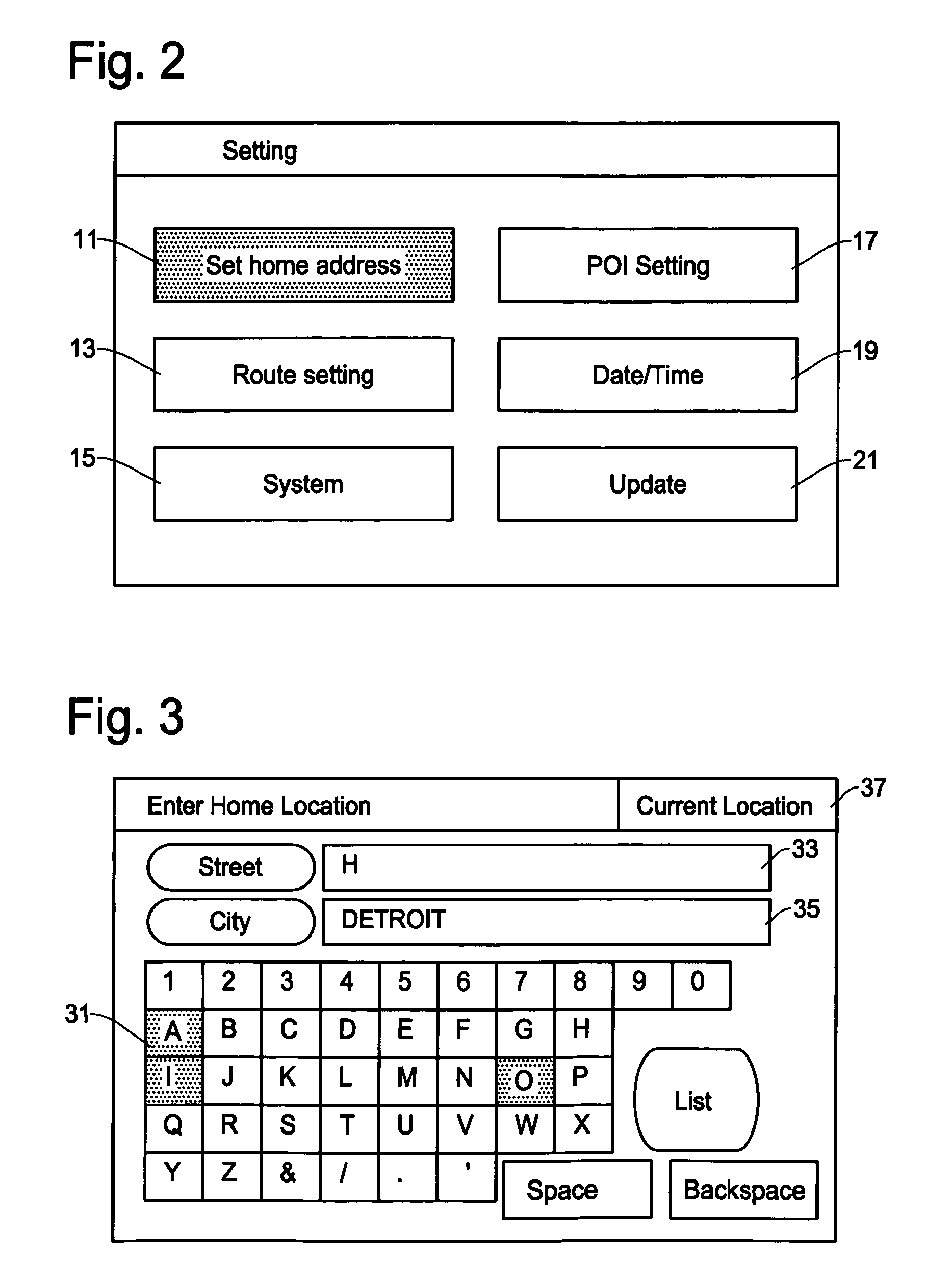 Automatic updating of favorite places for navigation system upon change of home address