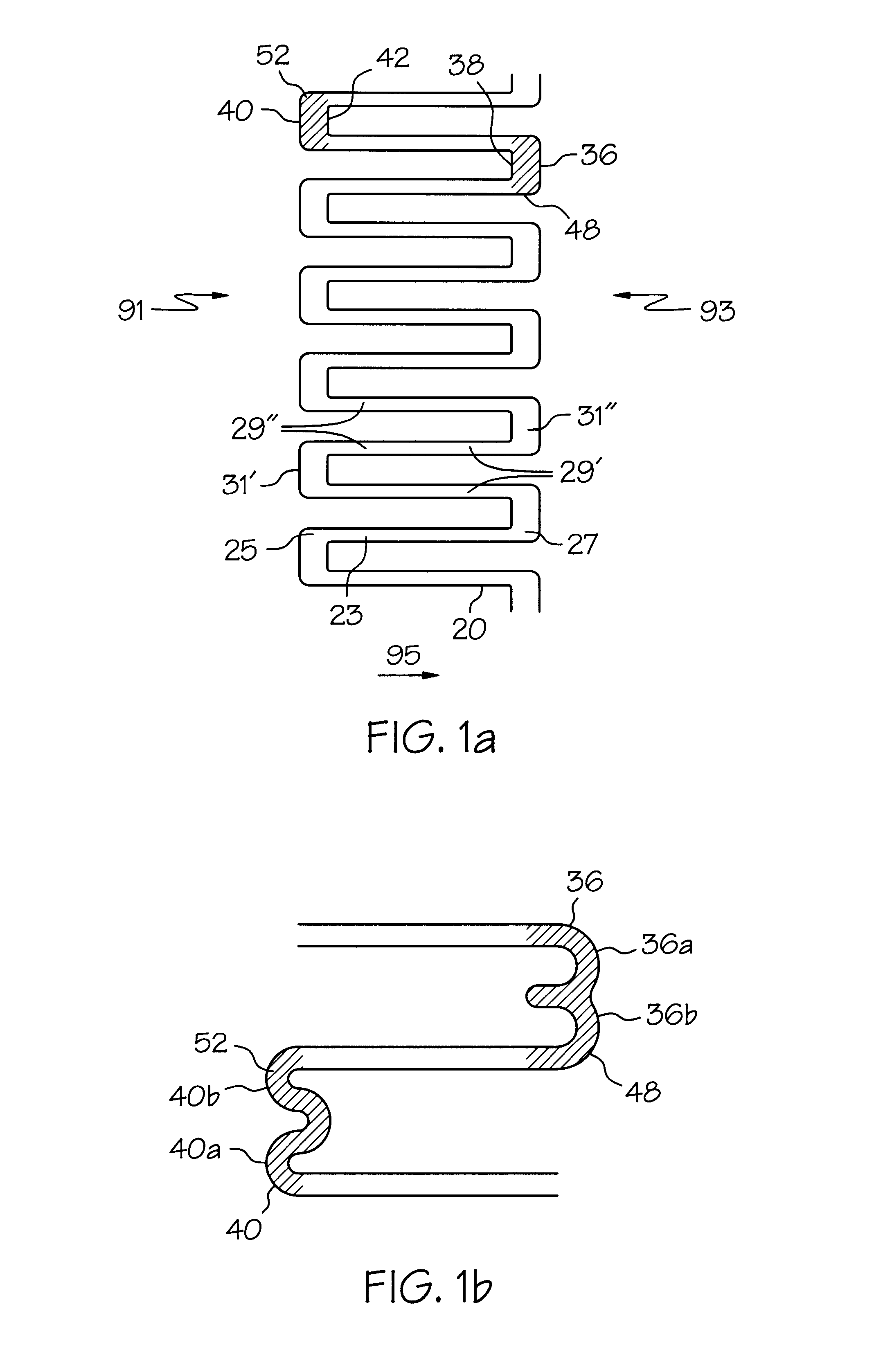 Longitudinally flexible expandable stent