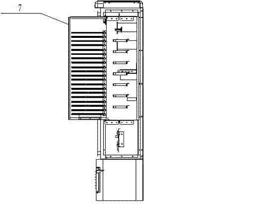 Non-jumper-connection optical cable cross connecting box