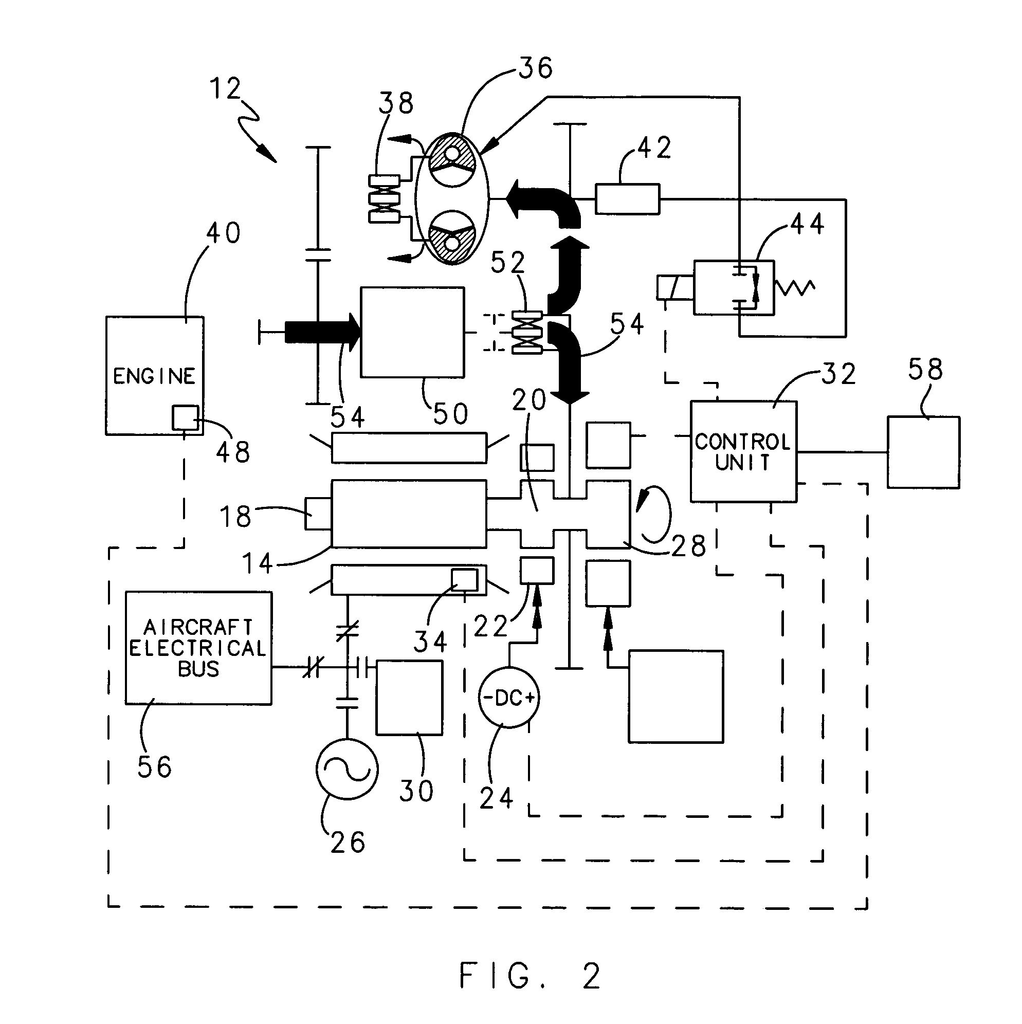 Adjustable variable frequency starter/generator system