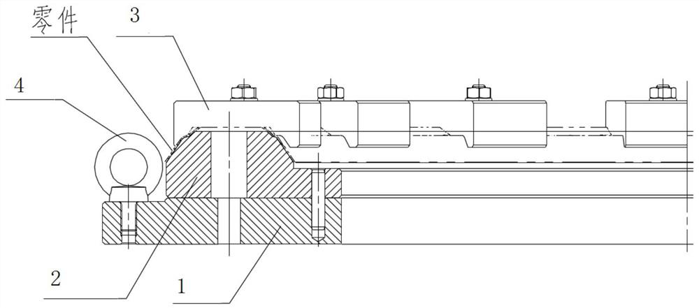 A processing device and processing method for the head of a flame cylinder