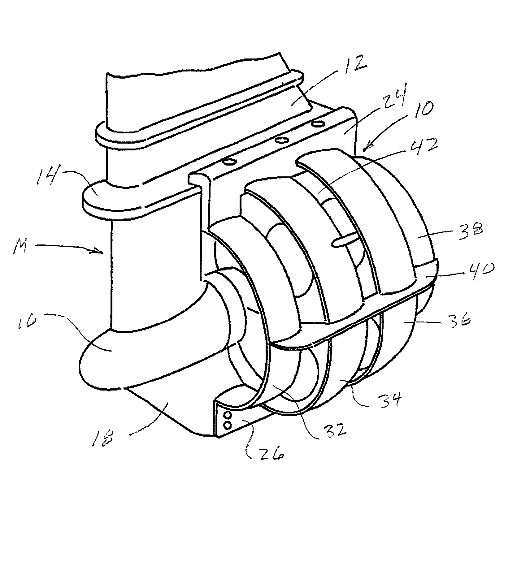 Thrust enhancing propeller guard assembly